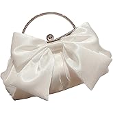 SweatyRocks Women's Cute Bow Decor Clutch Purse Evening Handbag Prom Crossbody Bags