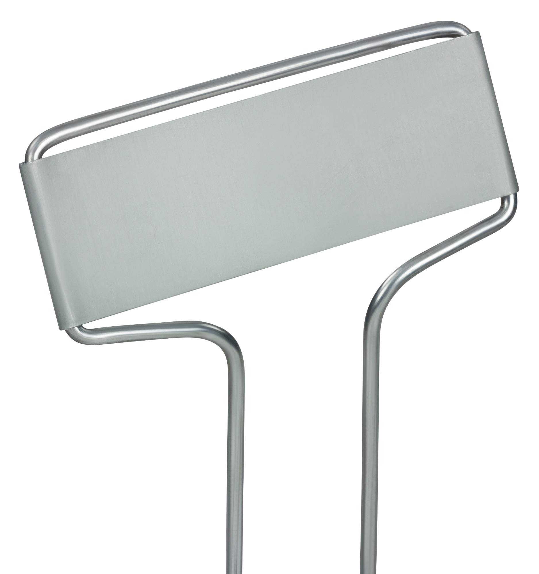 GardenMate Set of 25 weatherproof Banner metal plant labels, Height 30cm, Label Area 6.5 x 2.2cm