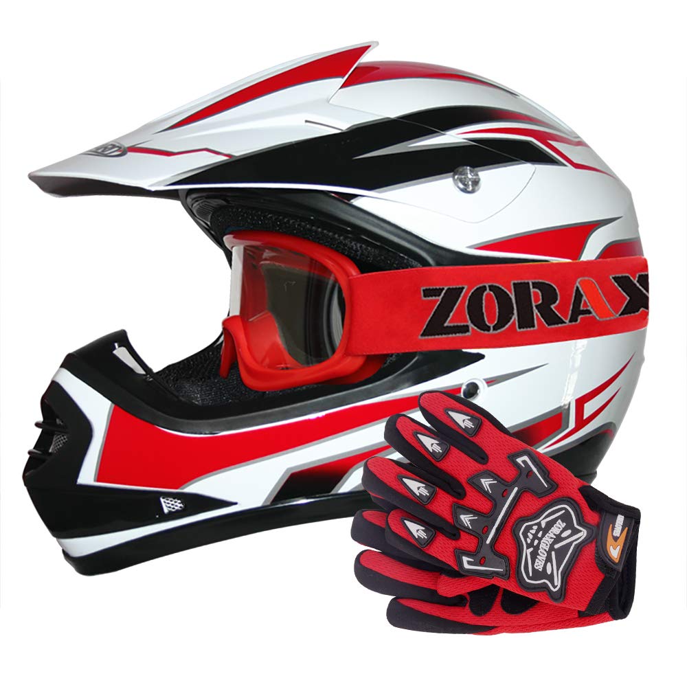 Leopard Red S 49 50cm Leo X16 Kids Motocross Helmet Zorax S 5cm Gloves Goggles Children Quad Bike Atv Go Karting Helmet Buy Online In Guernsey At Guernsey Desertcart Com Productid 52866073