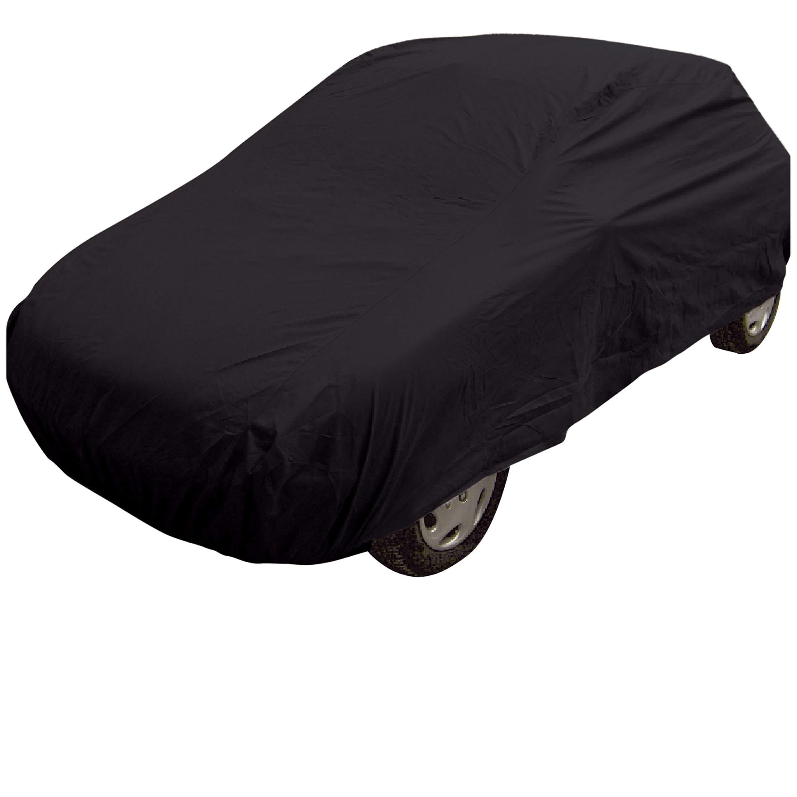 MP Essential Indoor & Outdoor All Season Water Resistant & Breathable Full Car Cover - BLACK (4x4 - L 193" x W 87" x H 75")