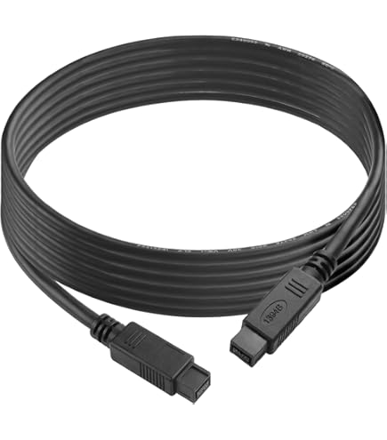 Cavo Firewire 800 IEEE1394b 9 Pin - 9 Pin 3.0 M | Cavo Di Alta Qualità Per Collegamenti Professionali - Foto 12