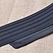 Black New Rubber Rear Guard Bumper Protector Trim Cover