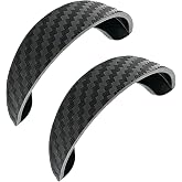 2 / 4pcs Backup Camera Rain Hood Cover with Curved Black PVC Canopy, Adhesive-Backed Rear Guard for Outdoor Parking Rear View Lens Hood Car Reversing Cover Black PVC Adhesive Weather Guard Rain