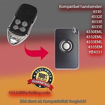 HE4331 Kompatibel handsender ersatz