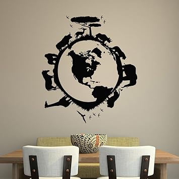 Amazon Com Safari Wall Decal Vinyl Stickers African Safari Jungle