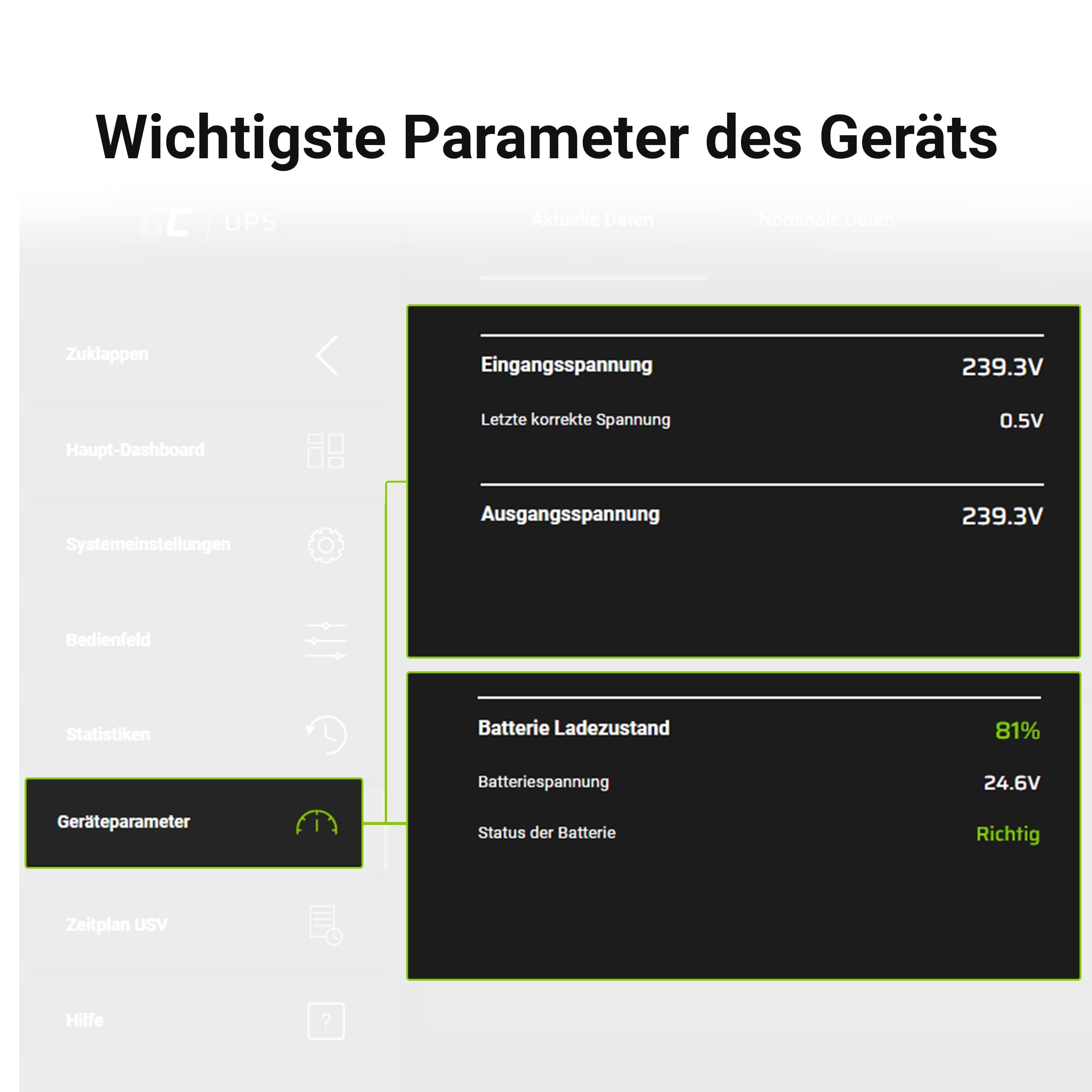 Green Cell USV 600-999VA 360W UPS Unterbrechungsfreie Stromversorgung mit spezielle Anwendung Überspannungsschutz 230V Line-Interactive Spannungsregelung AVR USV-Anlage USB/RJ11 2X Schuko LCD Display 6