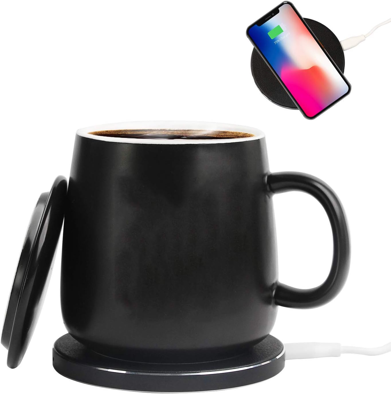 thumbnail image 2 of Ember Mug Coffee Mug Warmer - 3 Temperature Settings With Auto Shutoff For Office & Home Use Intelligent Temperature Control 2 of 12