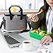 Lifewit Insulated Lunch Box Bag for Kid Boy Girl, Thermal Bento Bag for Office & School with Ice Pack Grey 6L