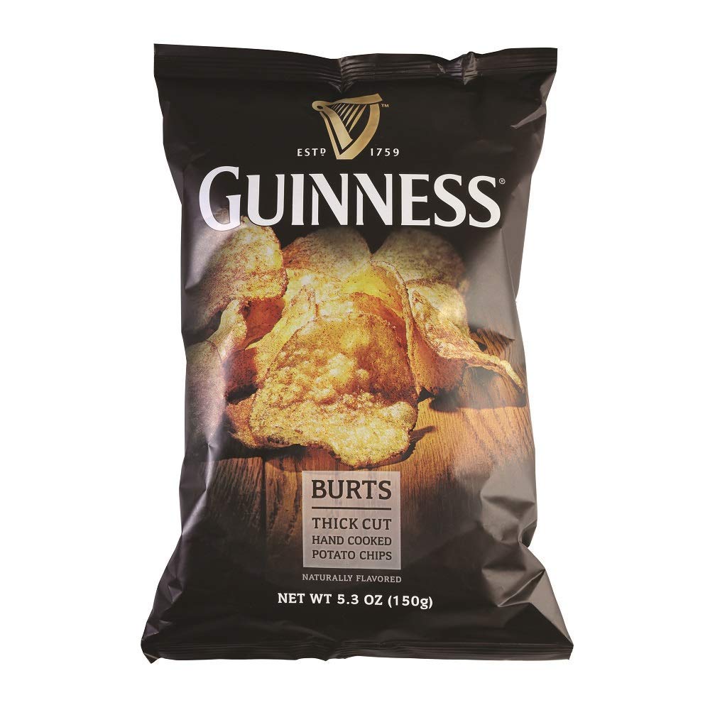 Burt's GuinnessOriginal Thick Cut Potato Chips, 5.3 Ounce - PACK OF 3