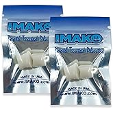 Imako Tooth Tinted Plastic - Natural Color - Temporary Tooth - 2 Pack - Made in USA