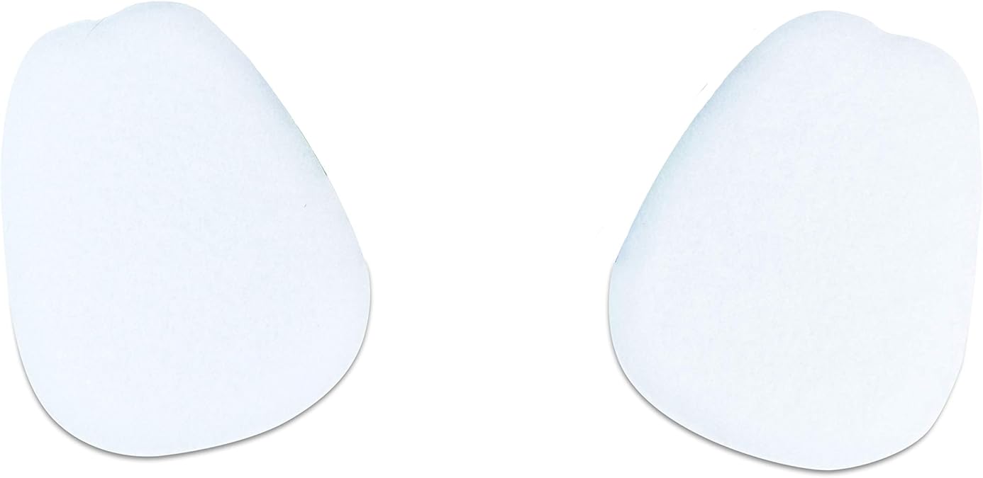 Cadillac Tongue Pad for Shoes White Adhesive Felt Cushion