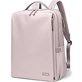 GOLF SUPAGS Stylish Laptop Backpack for Women Airline Approved Perfect for Work College and Travel Multi-Functional Casual Daypack Fits 15.6 Inch Notebook (Pinkish Grey)