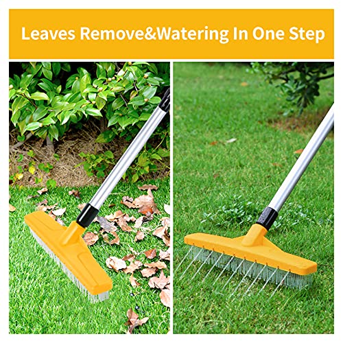 Gardtech Waterflow Artificial Grass Brush, Turf Rake Grass Broom Hand