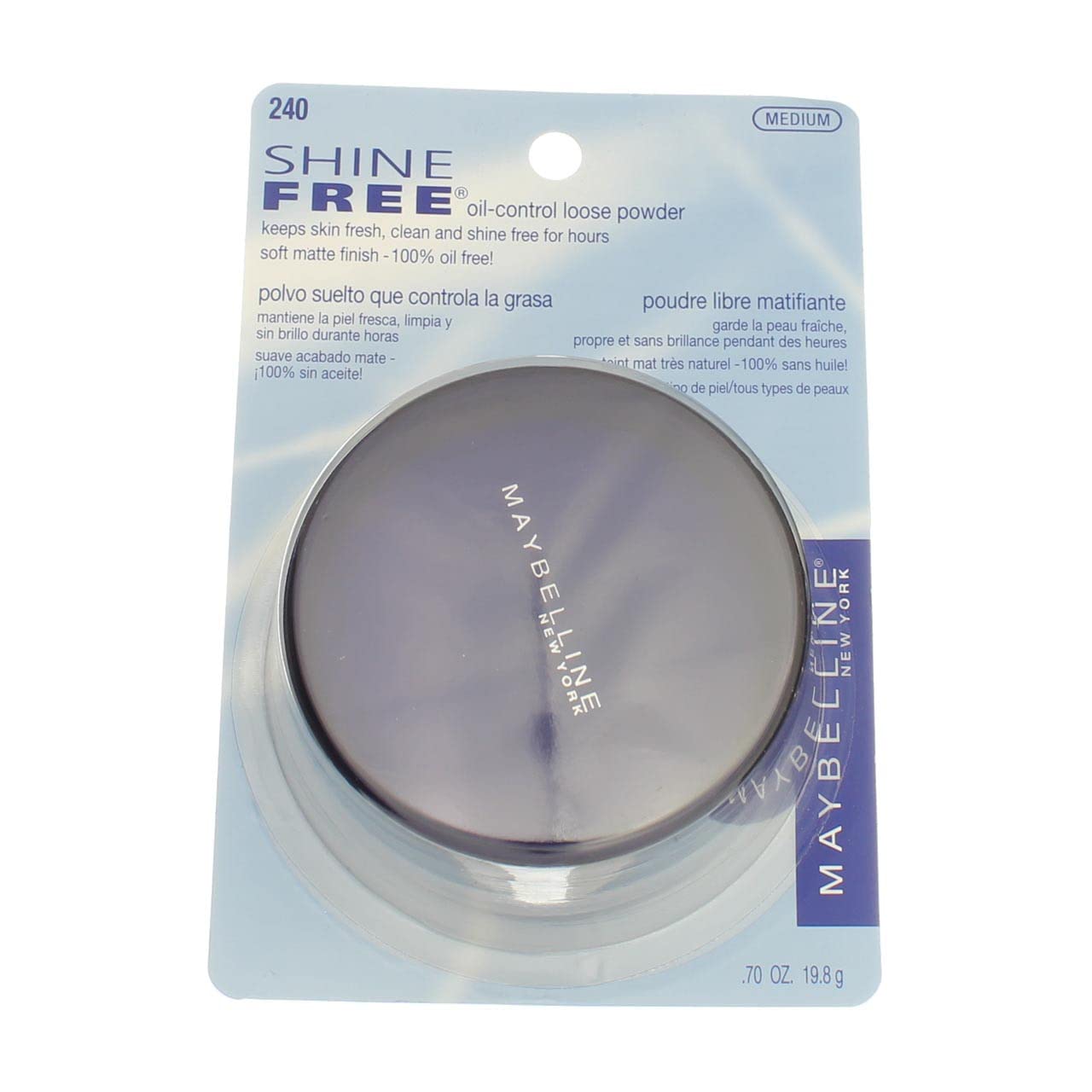 Maybelline New York Shine Free - Loose Oil Control Loose Powder, Medium - .7 Oz (Pack of 2) by Maybelline