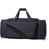 Elitex 85L Heavy Duty Sports Duffel Bag &ndash; Oxford 1000D Large Equipment &amp; Travel Gear Bag with Removable Dividers, Shoe Compartment &amp; 3 Carry Modes