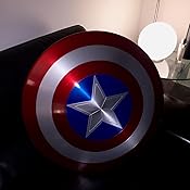 captain america shield 75th anniversary metal