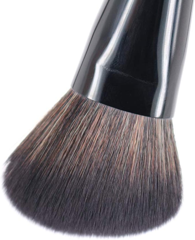 Vela.Yue Angled Blush Brush Face Powder Blusher Bronzer Highlight Contour Makeup Brush, Black - Image 4