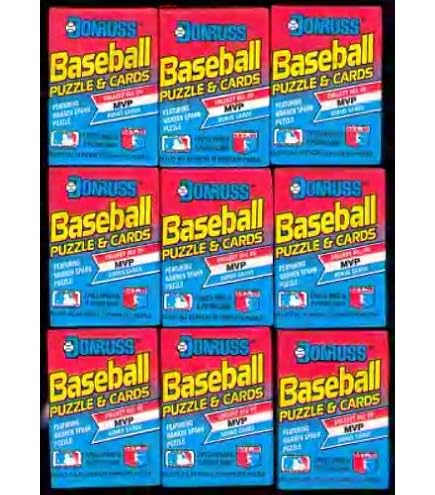 Amazon.com: Donruss 1988 Baseball Trading Card Pack of 18 Ungraded Cards :  Sports & Outdoors