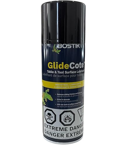 Bostik GlideCote 10.75 oz Aerosol Lubricant - Woodworking Tool & Table Surface Lubricant, 30% Slicker Than Paste Wax, Lasts 3 Longer, Non-Staining, Quick-Dry: Amazon.com: Tools & Home Improvement Bostik GlideCote 10.75 oz Aerosol Lubricant - Woodworking Tool & Table Surface Lubricant, 30% Slicker Than Paste Wax, Lasts 3 Longer, Non-Staining, Quick-Dry: Amazon.com: Tools & Home Improvement