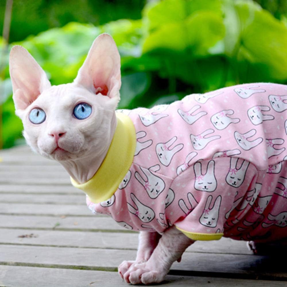 Amazon スフィンクスの服 毛のない猫の服 ペット用品の猫の服の薄いセクション夏の毛のない猫の服の綿とリネンの服 Xiangen 服 アクセサリー 通販