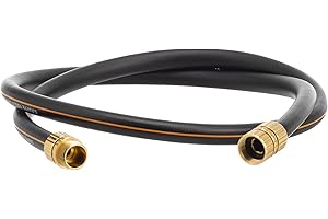 GIRAFFE TOOLS Giraffe Hybrid Leader Hose 5/8" x 6ft, Custom Length, NO Kink, Flexible, Leakproof Water Hose with Male to Female Fittings, 600 Burst PSI