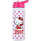 Fast Forward Sanrio Hello Kitty Insulated Stainless Steel Water Bottle | 20 Oz Insulated Water Bottle | Kids Water Bottle Thermos for Girls, Boys, Unisex, C6VAC13FN