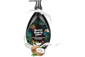 FLYLEAF Tanning Bed Lotion, Indoor Tanning Lotion for Tanning Beds and Outdoor Sun Tan, Browning Lotion, Dark Tan Accelerator, Cruelty Free, Gluten Free, Moisturizing Formula for All Skin Types