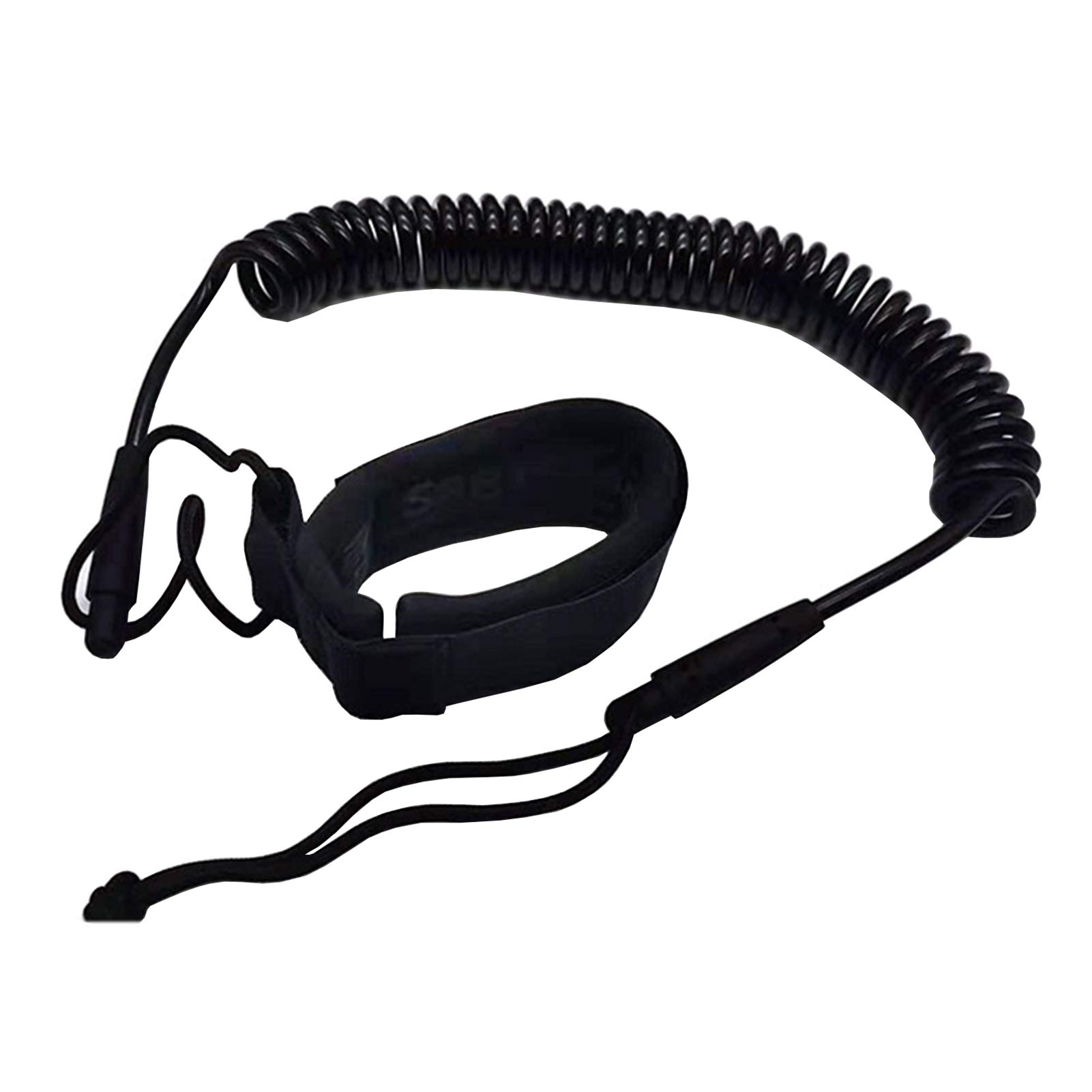 Cukol Bodyboard Leash, Paddle Board Leash, Surfboard Leash, Surf Leash, Paddle Leash for Kayak（black）
