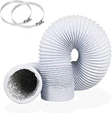 YIJUHOU 4 Inch 10 ft Flexible Aluminum Air Ducting 100mm Dryer Vent Hose view 1