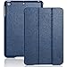 iPad mini case, INVELLOP Navy Blue Leatherette Case Cover for Apple iPad mini / iPad mini 2 / iPad mini 3 (Navy Blue)