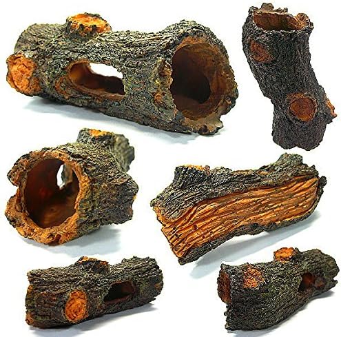 New Decaying trunk 5.3" Aquarium Ornament Driftwood - Decoration fish tank Tree Wood Set S040
