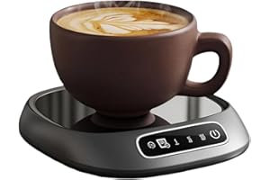 Coffee Mug Warmer,Rechargeable Smart Screen Touch,Electric Glass Cup Warmer for Coffee - for Study Room Kitchen Bedroom Dinin