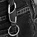 Lecxci Practical Hanging Casual Car Keychain, Home Key Tags Holder for Men Women (1-ring, Silver)