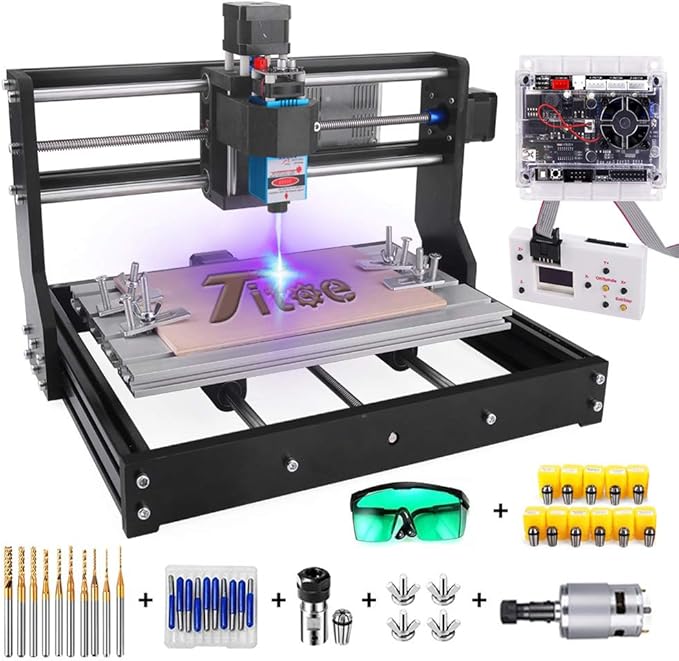2 IN 1 5.5W Laser Engraver CNC 3018 Pro Engraving Machine, GRBLControl