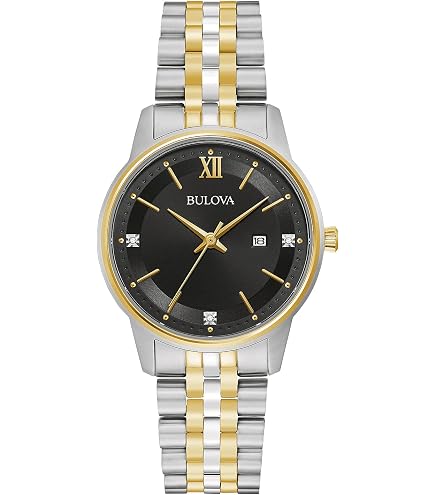 Amazon.com: Bulova Ladies' Classic Sutton Stainless Steel 3-Hand