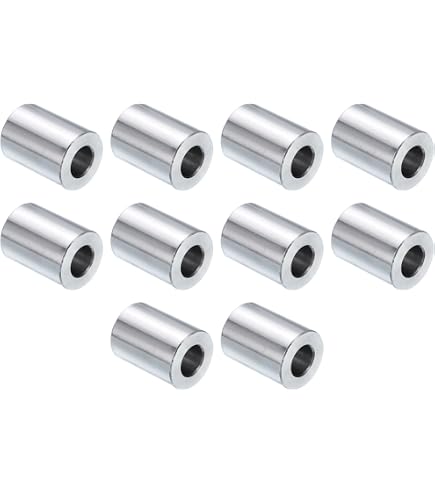 The Hillman Group Abstandshalter Aus Chromstahl – 2er Pack, 0,95 X 2,5 Cm, Für Leichte Bis Mittlere Lasten