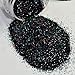 Mandy Nail Glitter Powder Nail Art DIY UV Shiny Glitter Dust (Black)