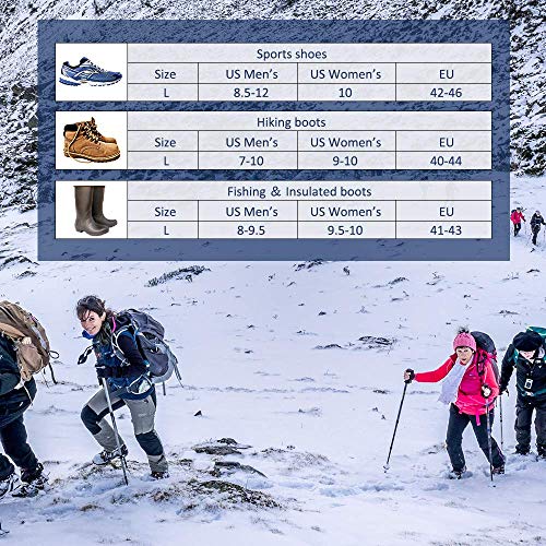 image for LIKE company Climbing Crampons Ice Snow Grips Anti-Slip Ice Cleats Wal