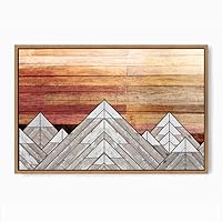 Framed Canvas Wall Art Colorful Abstract Canvas Prints Home Artwork Decoration for Living Room,Bedroom - 16x24 inches