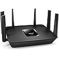 Linksys Max-Stream AC4000 MU-MIMO Wi-Fi Tri-Band Router, Compatible with Alexa (EA9300) (Renewed)