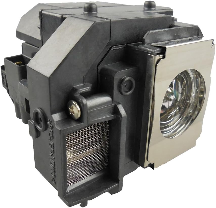 Supermait EP56 Replacement Projector Lamp Bulb with Housing Compatible with Elplp56 Compatible with EH-DM3 / MovieMate 60 / MovieMate 62 / EH DM3 / EHDM3 Lamp Bulb Projector