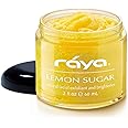 RAYA Lemon Sugar Facial Scrub (157) | Organic and Natural Exfoliating Scrub for Dry Skin | Brightens and Smooths Complexion