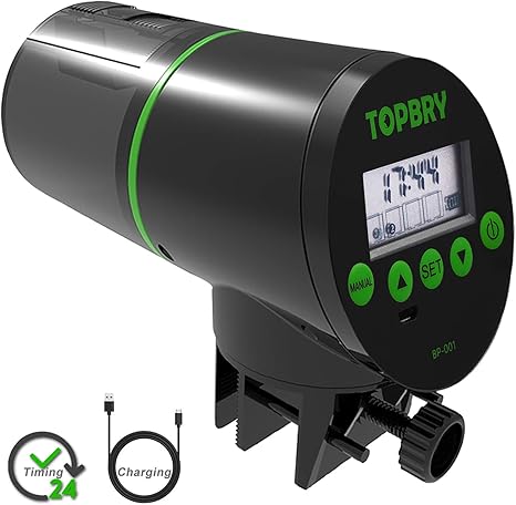 Amazon Com Topbry Automatic Fish Feeder Upgraded Version