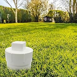 Fitvell PVC Sewer Cleanout Adapter with Plug Pipe