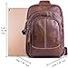 Chrysansmile Genuine Leather Shoulder Sling Backpack Bag Unisex Outdoor Crossbody Sling Pack Sport Daypack One Size