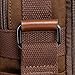 Ibagbar Men's Vintage Canvas Shoulder Everyday Bag Brown