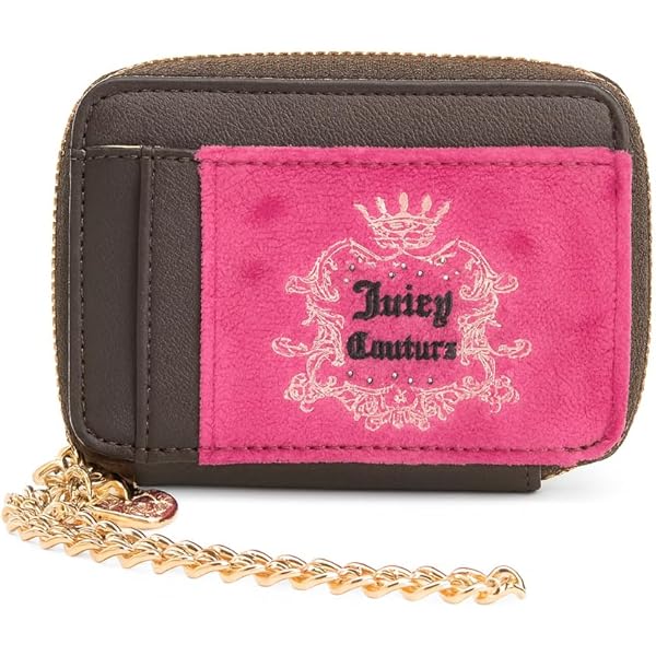 Amazon.com: Juicy Couture Women's Moto Chic Tab Card Wallet with