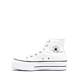 Converse CTAS Lift HI Black/White Sneaker, 7 M US