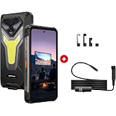 Ulefone Armor 34 Pro &amp; Endoscope E01 5G Rugged Smartphone with 150 Lumens Projector, 32GB+512GB ROM/2TB, 25500mAh 66W, 6.95" 120Hz, 64MP+50MP+50MP 32MP, 1100LM LED Light/Dual 5G/Widevine L1