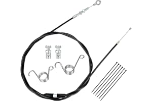 HIAORS 75 inch Go Kart Throttle Cable Kit Compatible with Predator 212cc 196cc VM22 VM24 GX160 GX200 6.5hp 5.5hp Engine Manco ASW American Sportworks Kandi Go Cart with Pedal Return Springs